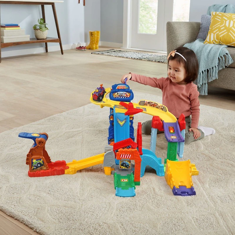 VTech Tut Tut Bolides Maxi circuit cascades + Diego, super turbo - Édition française