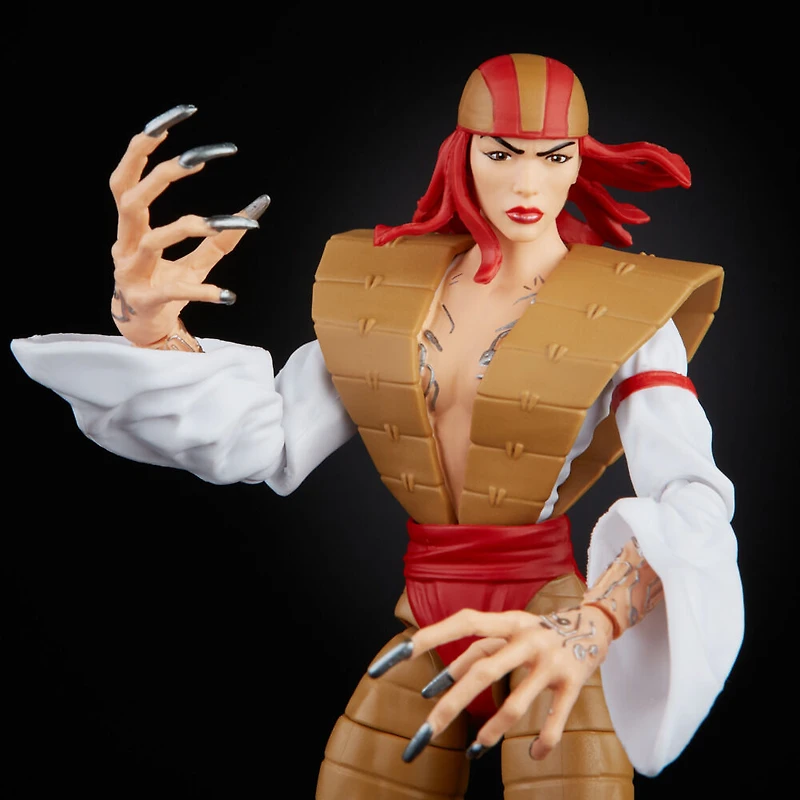 Marvel Legends Series, figurine de collection Lady Deathstrike de 15 cm, design premium et 1 pièce Build-a-Figure
