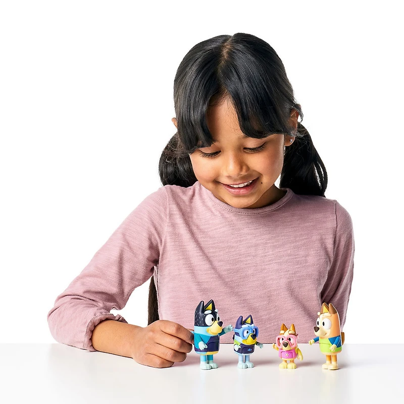 Bluey Beach S9 Figure 4Pk Beach