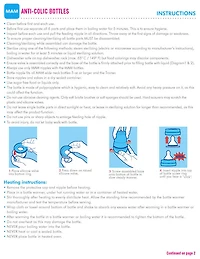 Mam Anti Colic Bottle 2 Pack 5oz - Blue