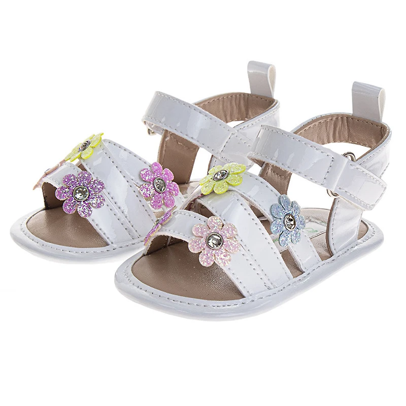 Smart Step White Multi Sandal