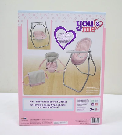 You & Me - 5-in-1 Baby Doll Highchair