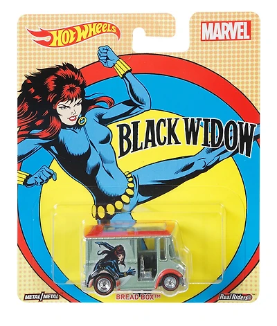 Hot Wheels - Pop Culture - Marvel - Black Widow - Véhicule Bread Box
