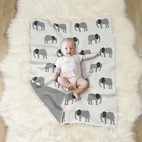 Couverture pour bébé en coton, éléphant