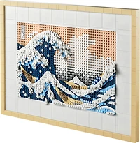 LEGO Art Hokusai - The Great Wave 31208 Building Kit; Japanese Wall Decor or Hobby Gift for Art Lovers and Adults (1,810 Pieces)