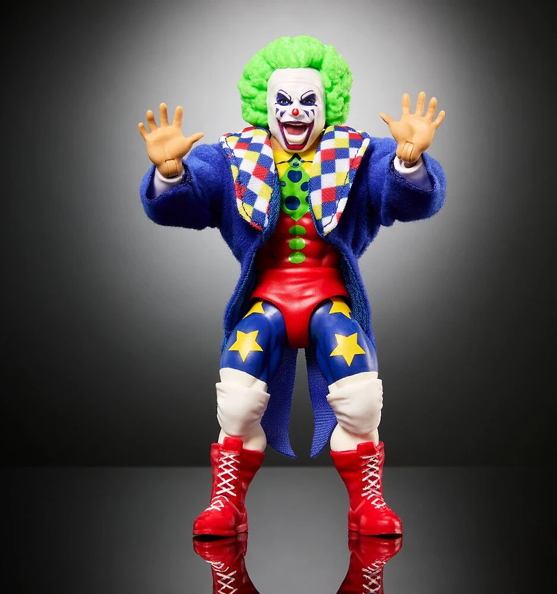 WWE Superstars Figurine articulée et accessoires Doink the Clown