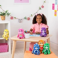 Care Bears Peluche en jean taille amusante (respectueux de l'environnement) - Cheer Bear - Notre exclusivité