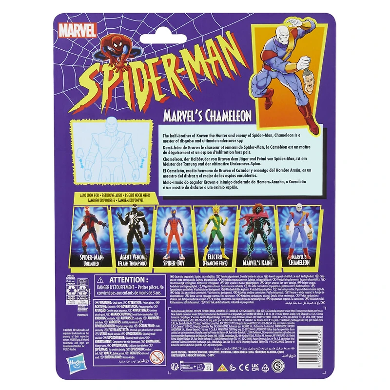 Marvel Legends Series, figurine Marvel's Chameleon inspirée des bandes dessinées