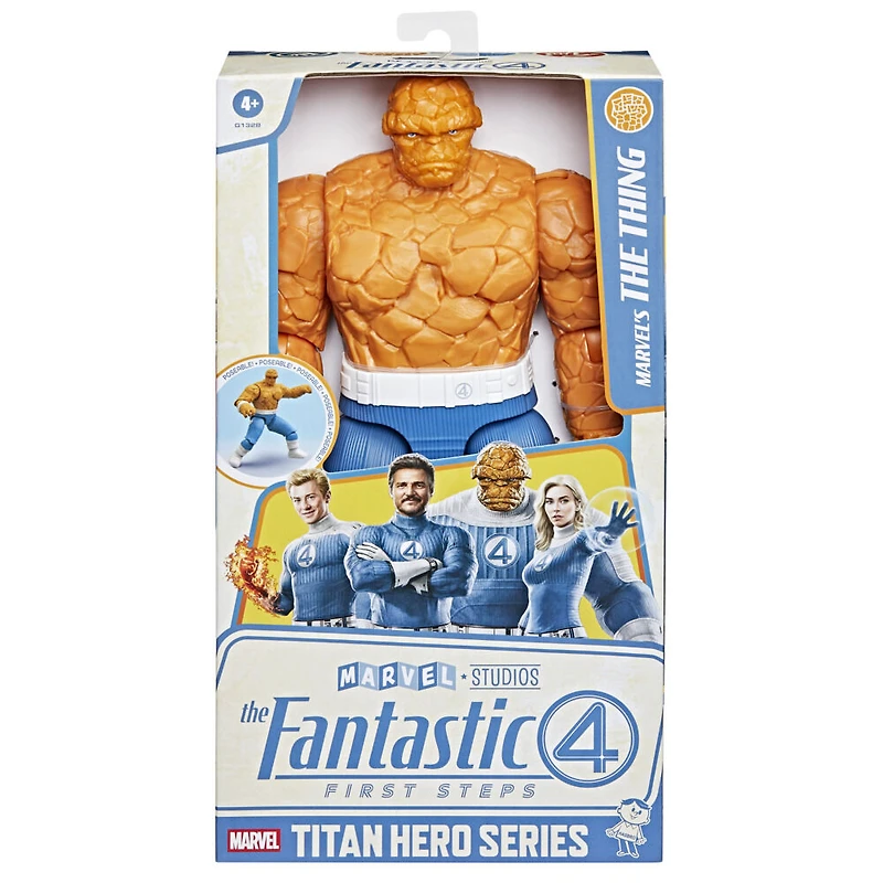 Marvel Studios Titan Hero Series The Fantastic Four: First Steps Marvel's The Thing Action Figure