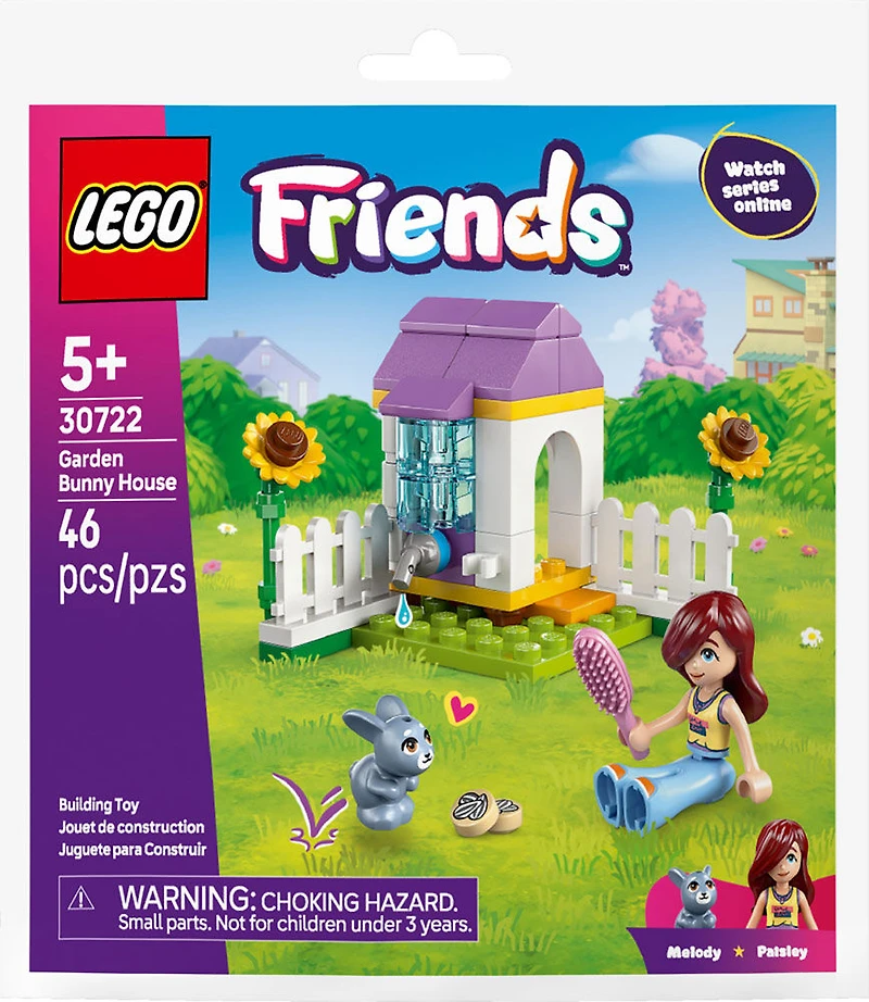 LEGO Friends La maison de lapin dans le jardin 30722