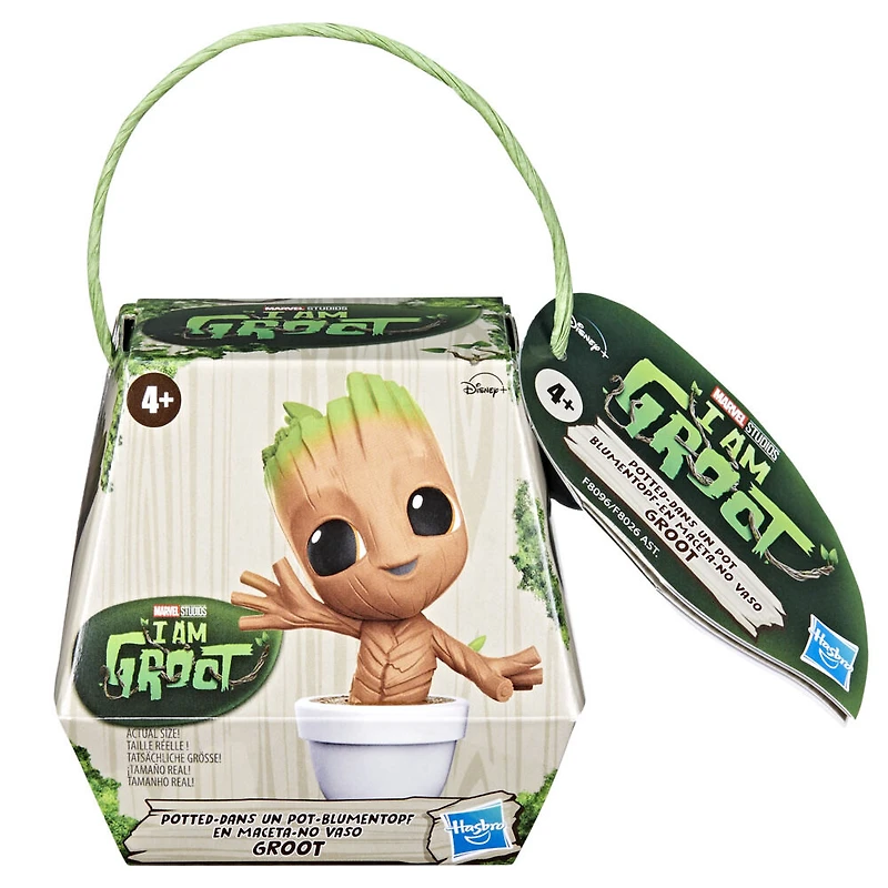 Marvel I Am Groot Mini Figure Collection, Potted Groot Figure, Groot Action Figure
