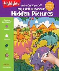 WritOn WipOff My First Dinosaur Hidden Pictures - Édition anglaise
