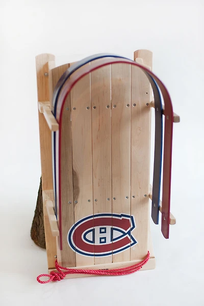 JAB - Traîneau pour enfant avec le logo LNH de l'équipe des Canadiens de Montréal
