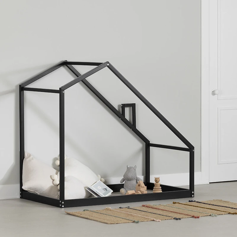 Ohana Lit maison Bambin Noir