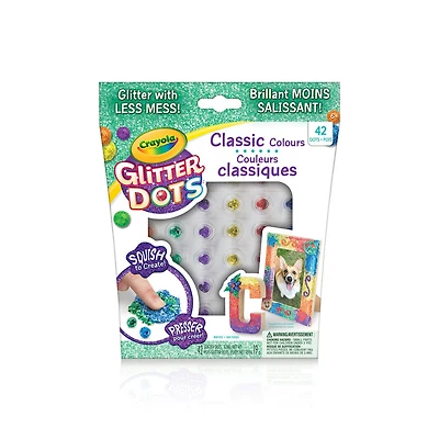 Pois arc-en-ciel Crayola Glitter Dots