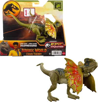 Jurassic World Combat Extrême Dilophosaure, action de frappe unique