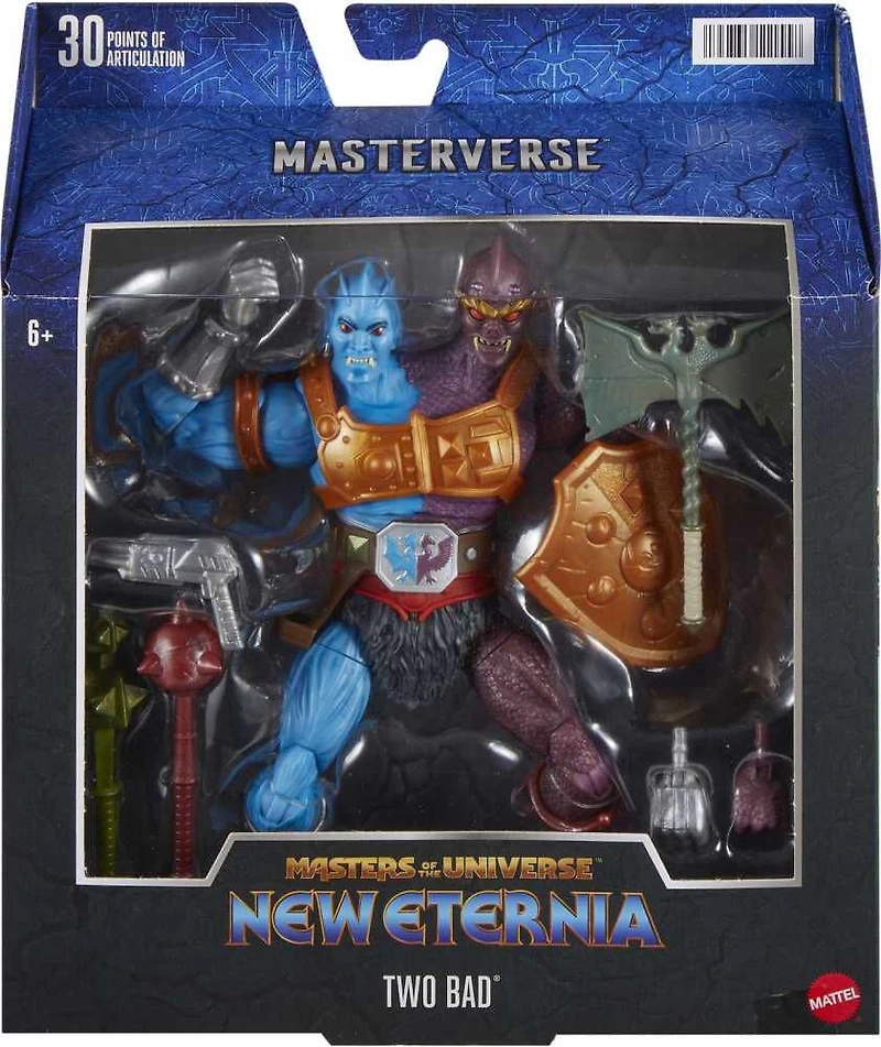 Masters of the Universe- Masterverse - Figurine articulée - Bi-tête (Two-Bad)