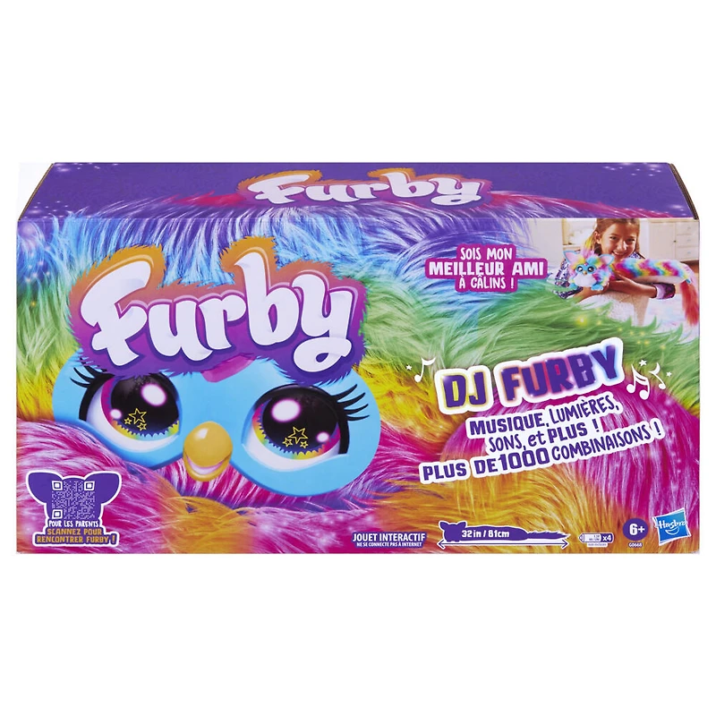 Furby DJ Furby Interactive Toy, Rainbow - French Version