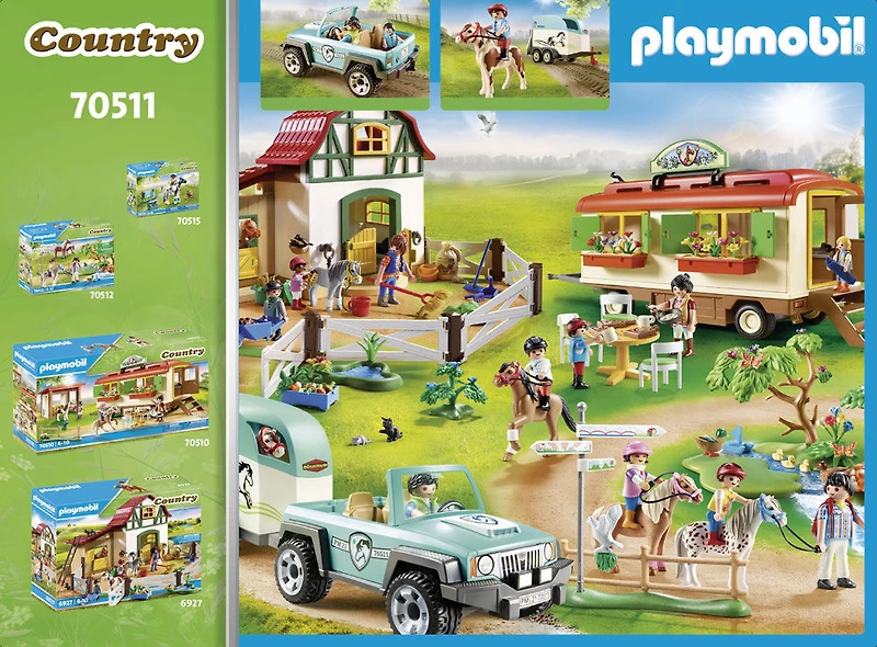 Voiture et van pour poney
