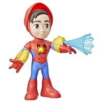 Marvel Spidey and His Amazing Friends Electronic Suit Up Spidey, 10-Inch Action Figure, Preschool Toys for Kids Ages 3 and Up
