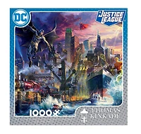 Ceaco Thomas Kinkade DC Comics 1000-Piece Puzzle Showdown at Gotham Pier