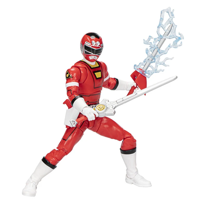 Power Rangers Lightning Collection, figurine Turbo Ranger Rouge premium de collection avec accessoires, 15 cm