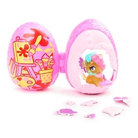 Hatchimals CollEGGtibles, Coffret Soeurs avec 1 grand enfant, 1 bébé et un oeuf réutilisable (les styles peuvent varier)