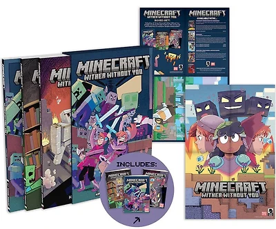 Minecraft: Wither Without You Boxed Set (Graphic Novels) - Édition anglaise