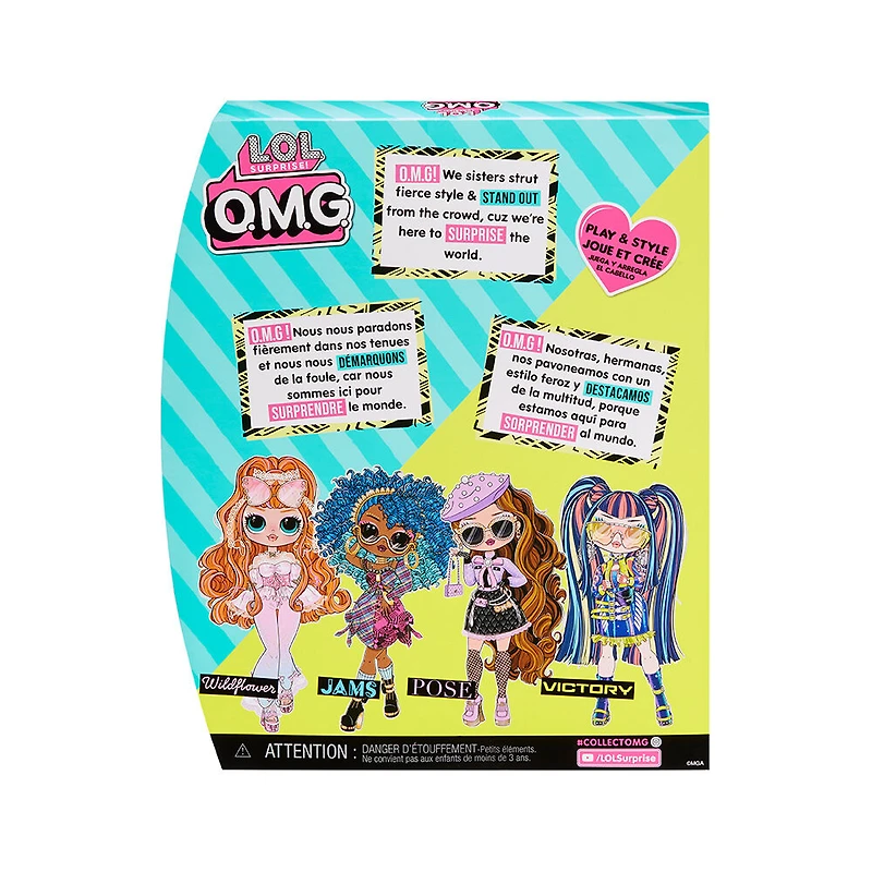 Poupée-mannequin LOL Surprise OMG Victory avec de multiple surprises