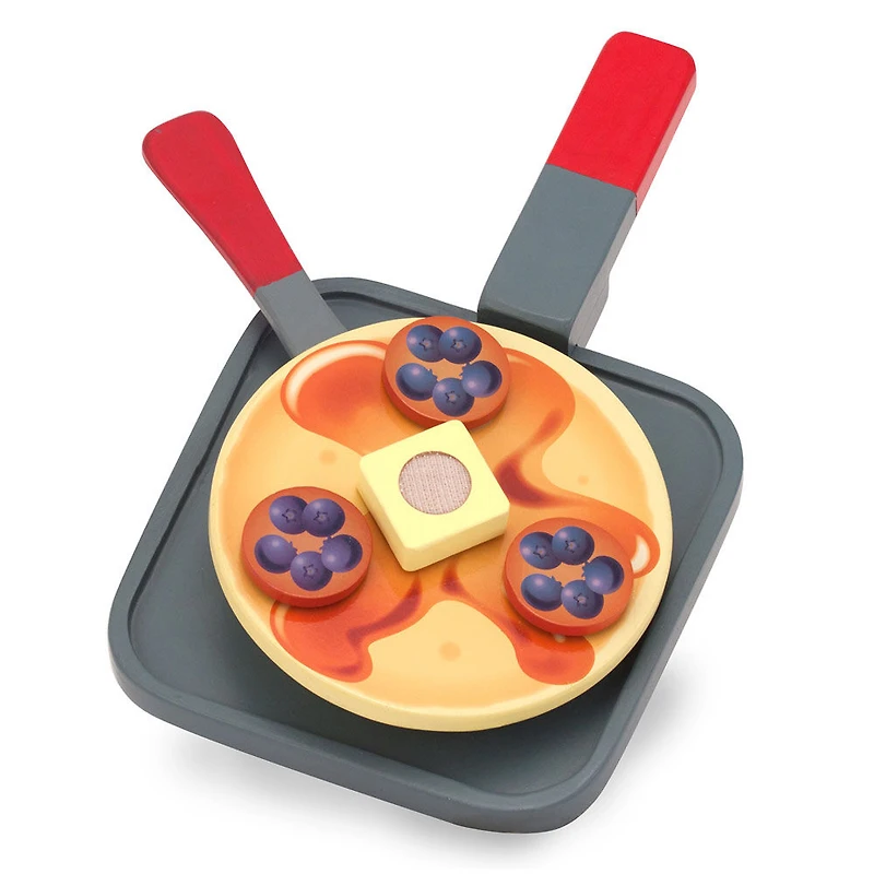 Melissa and Doug - Wooden Flip and Serve Pancake Set