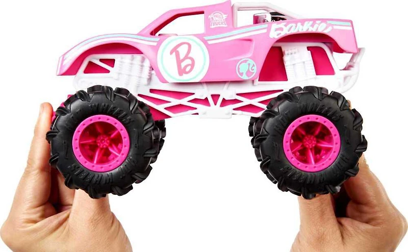 Hot Wheels Monster Trucks Téléguidé Échelle1:24 Camion Barbie