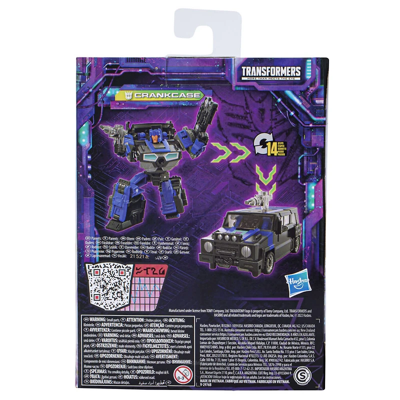 Transformers Generations Legacy, figurine Crankcase classe Deluxe, 14 cm