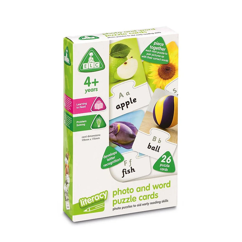 Early Learning Centre Photo and Word Puzzle Cards - Édition anglaise - Notre exclusivité