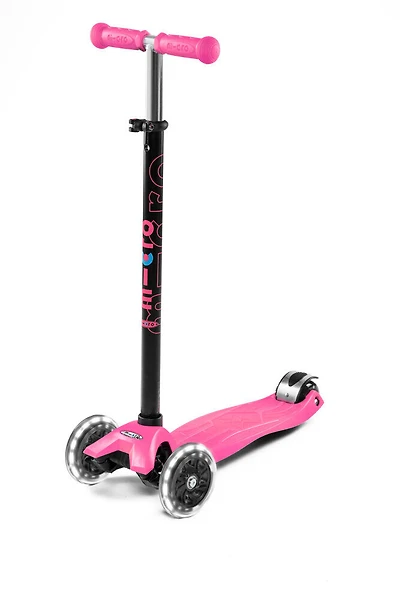 Micro Maxi Plus Led Scooter/Pink - R Exclusive