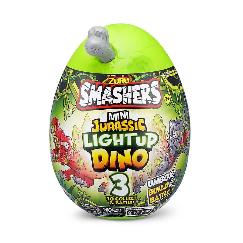 Smashers Mini Jurassic Light Up Dino Egg by ZURU