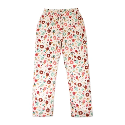 Jesse & Lulu Lounge Pajama Pants:White Bake Shop Extra Large