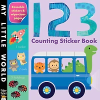 123 Counting Sticker Book - English Edition