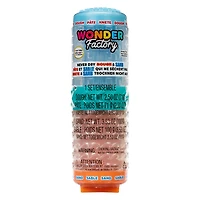 Lot initial de pâte et sable jamais secs Wonder Factory  - pâte bleu clair + sable orange