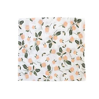 Couverture en mousseline de coton rouge Rovr biologique