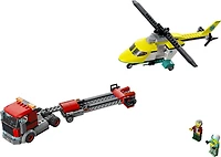 LEGO City Rescue Helicopter Transport 60343 Building Kit (215 Pieces)