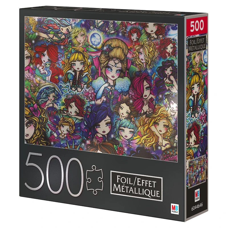 Puzzle de 500 pièces avec effet métallis