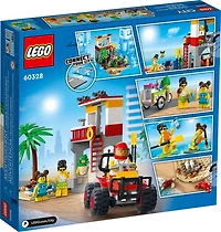 LEGO City Le poste de secours de la plage 60328 Ensemble de construction (211 pièces)