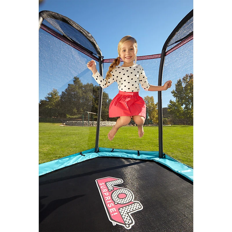 L.O.L. Surprise! 7 ft Enclosed Trampoline with Safety Net