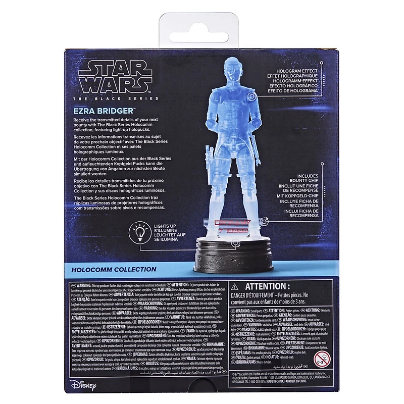 Star Wars The Black Series Holocomm Collection Ezra Bridger Collectible 6 Inch Action Figure