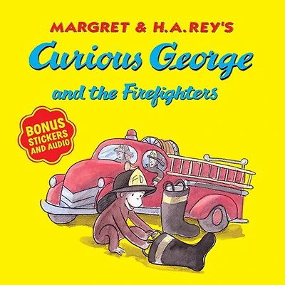 Curious George And The Firefighters (With Bonus Stickers And Audio) - Édition anglaise