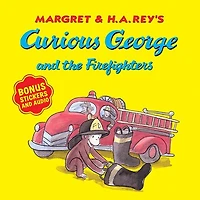 Curious George And The Firefighters (With Bonus Stickers And Audio) - Édition anglaise