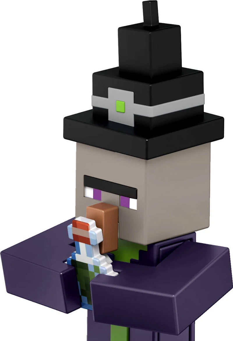 Collection de figurines et d'accessoires Minecraft Witch