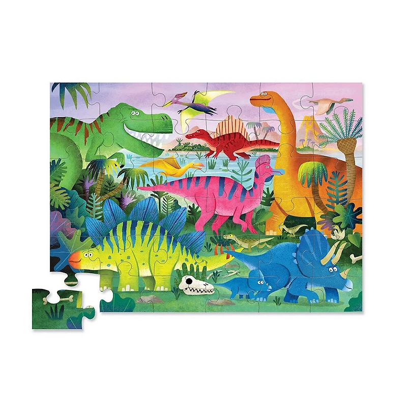 36-pc Puzzle/Dino Land