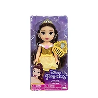 Disney Princess - Petite poupée Belle de 6 pouces avec corsage moulé pailleté 