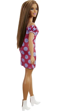 Barbie - Fashionistas - Poupée 171, Ronde, vitiligo, brunette